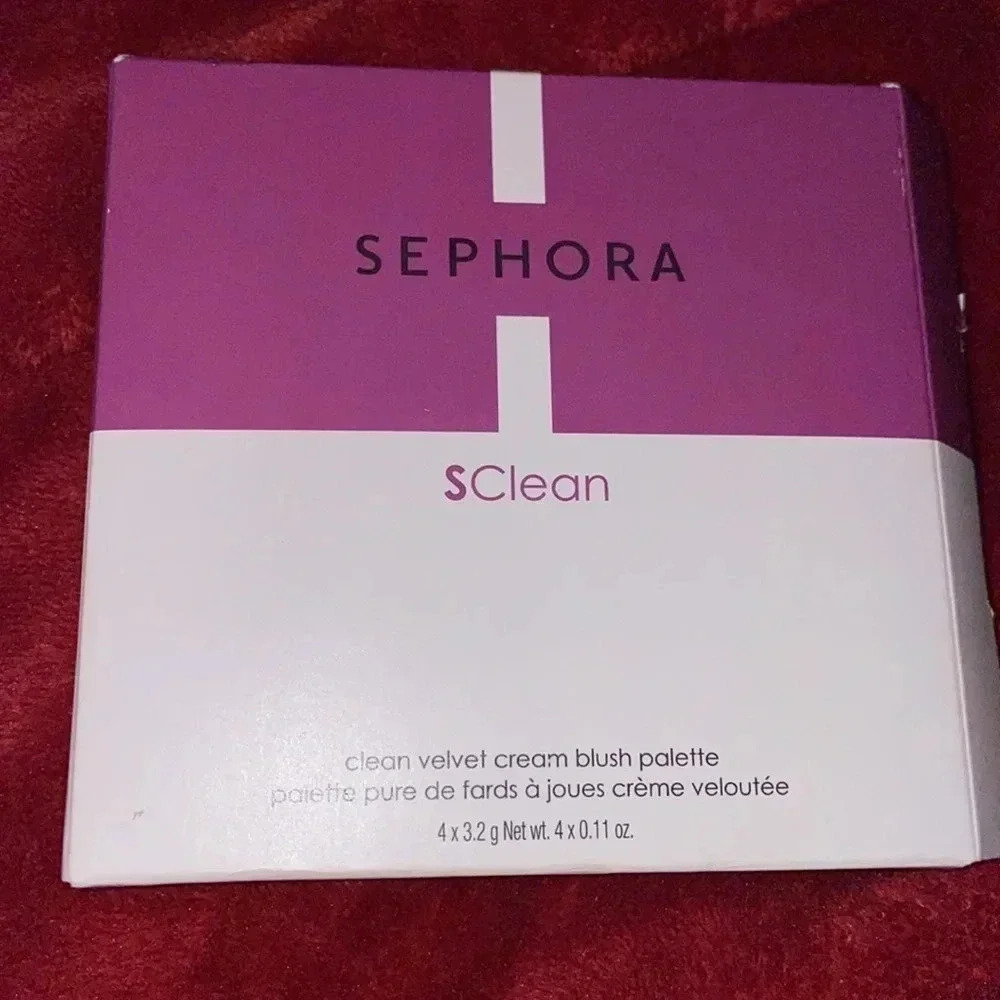 Sephora S Clean Velvet Cream Blush Palette  New - Picture 12 of 14